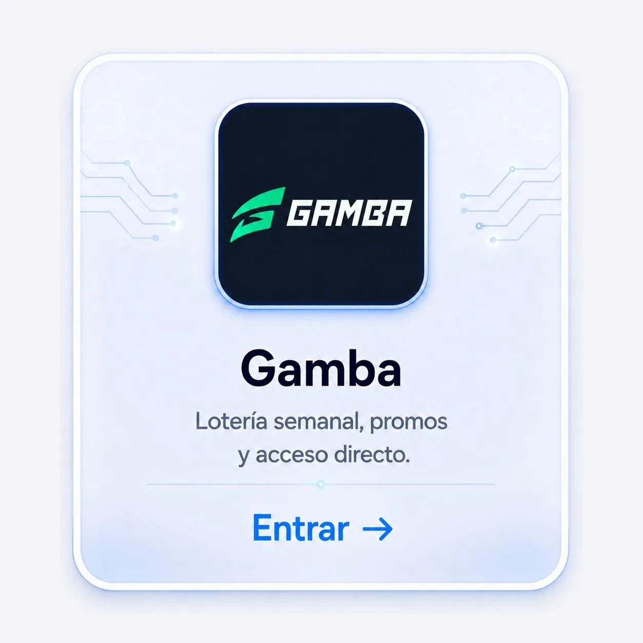Registro en Gamba