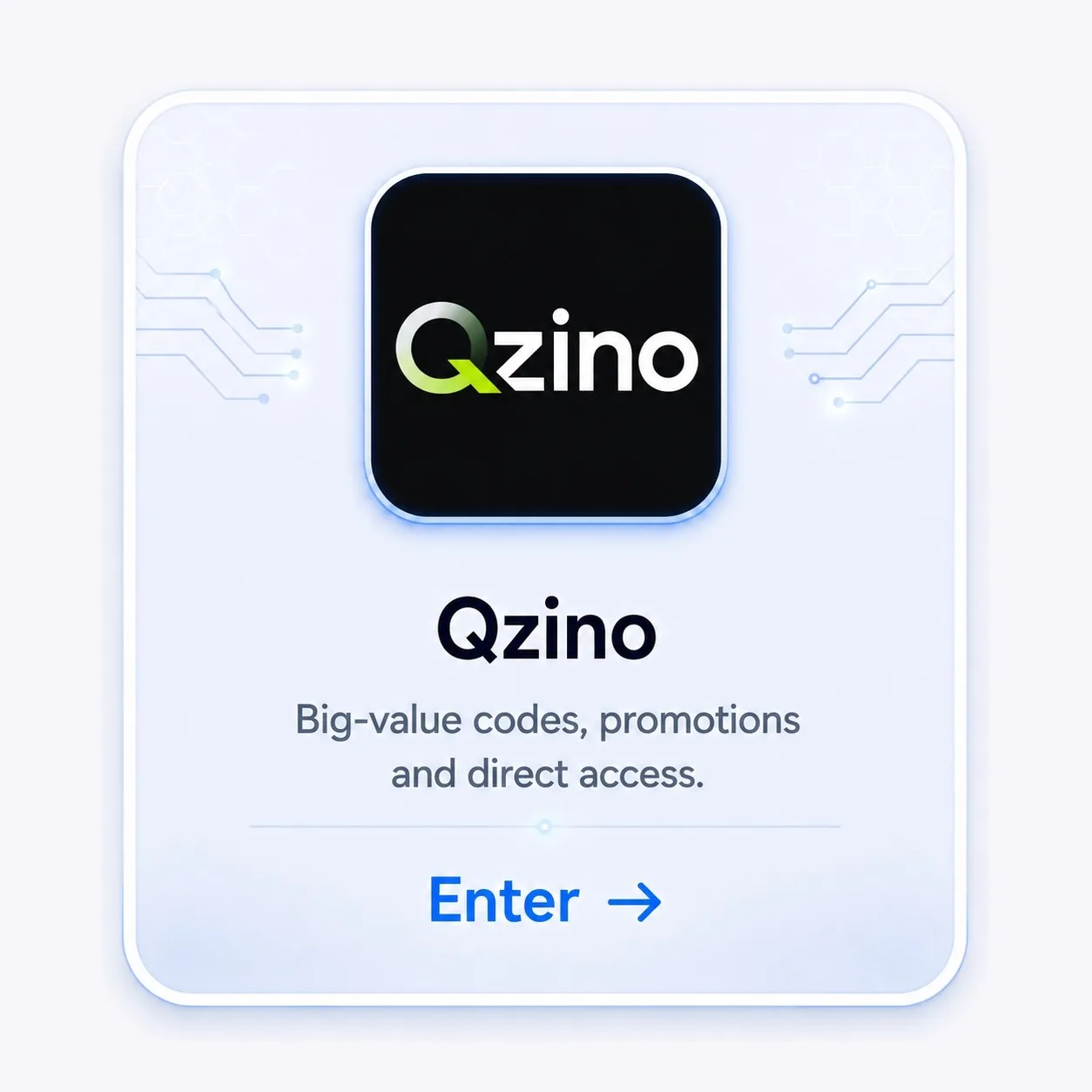 Qzino registration