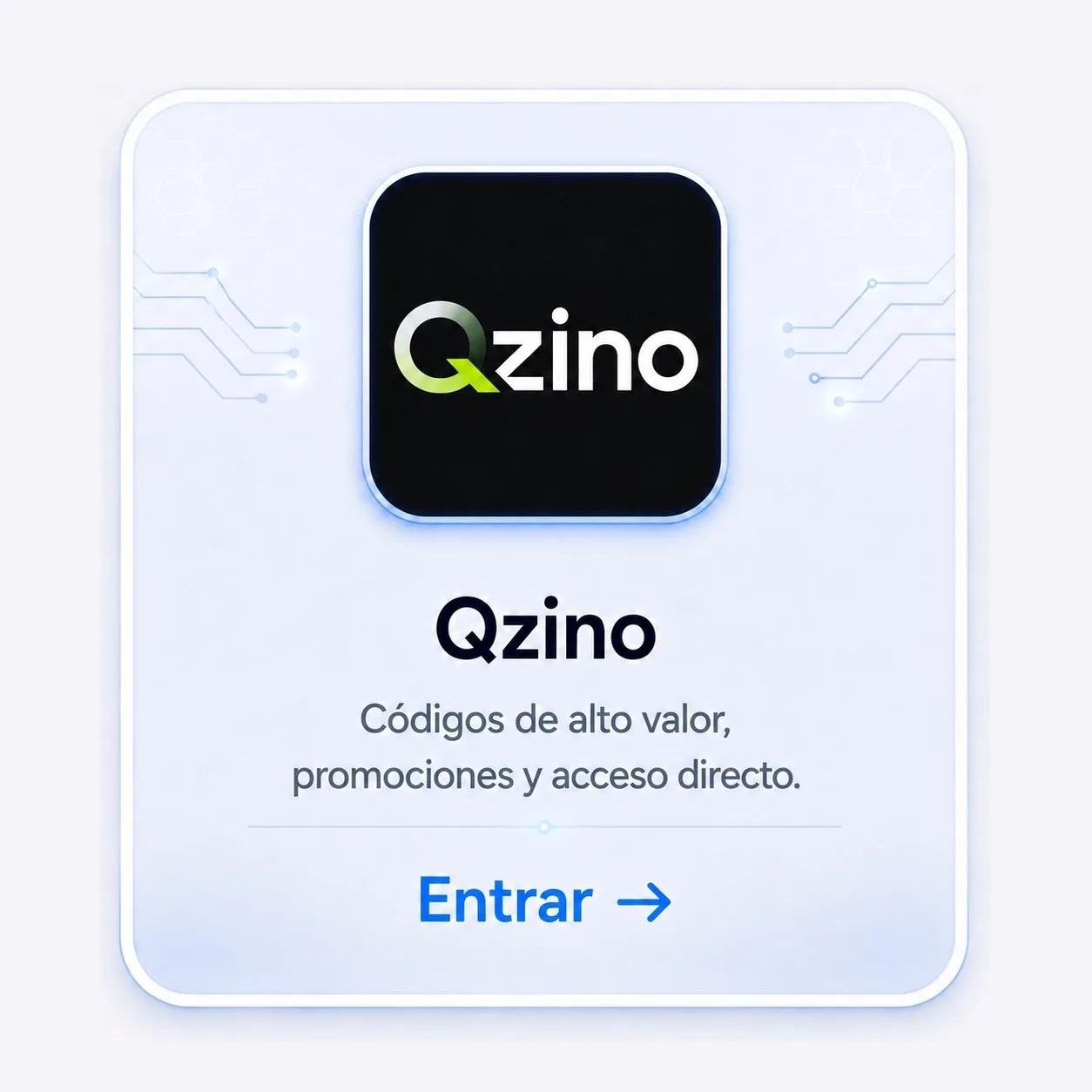 Registro en Qzino