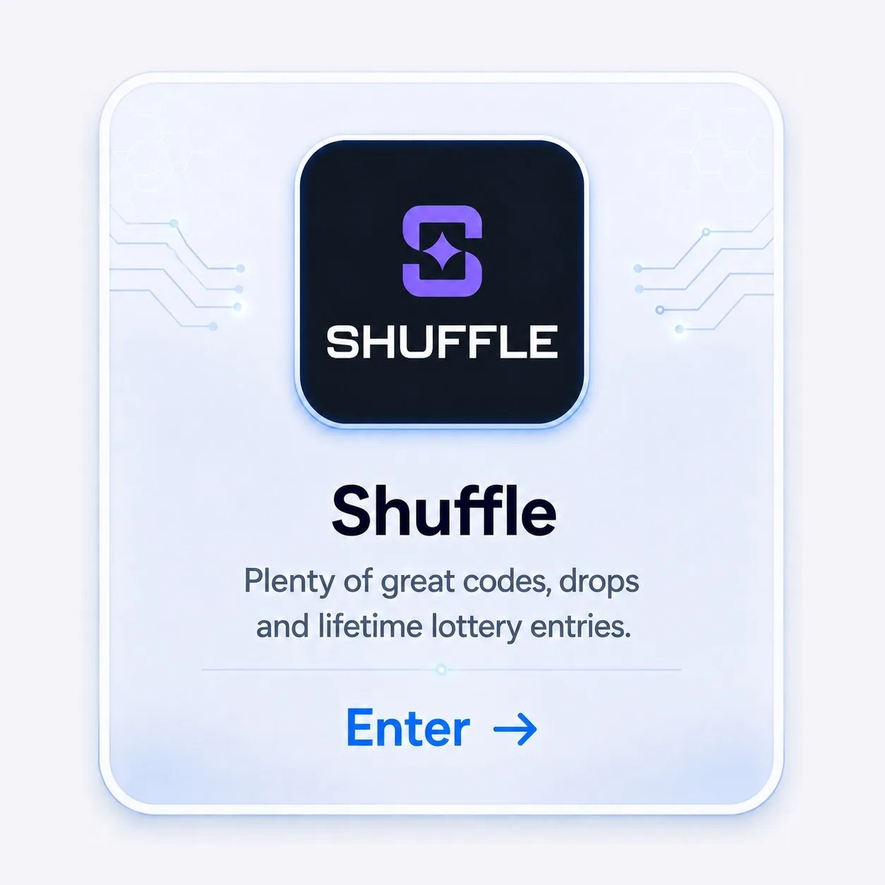 Shuffle registration